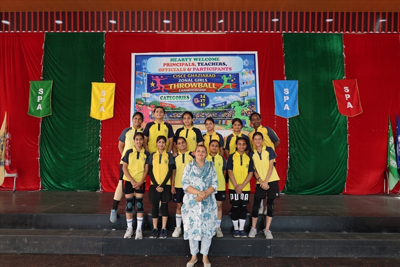 CISCE GHAZIABAD GIRLS UNDER 17 THROWBALL CHAMPIONSHIP {1ST RUNNER UP}